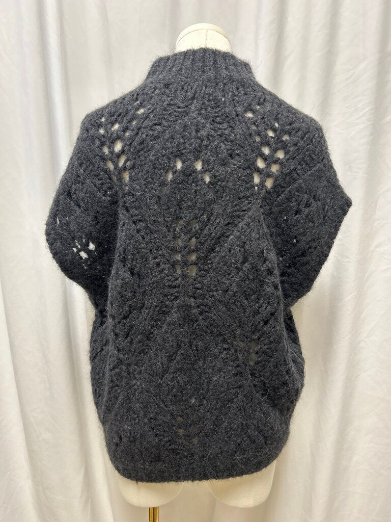 Brunello Cucinelli Alpaca Cap Sleeve Sweater
