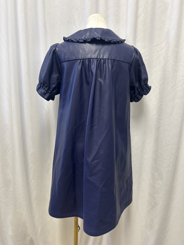 Pilcro Faux Leather Babydoll Dress