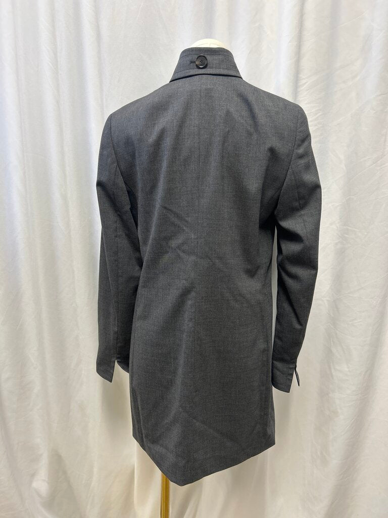 Akris Button Up Wool Blend Long Jacket