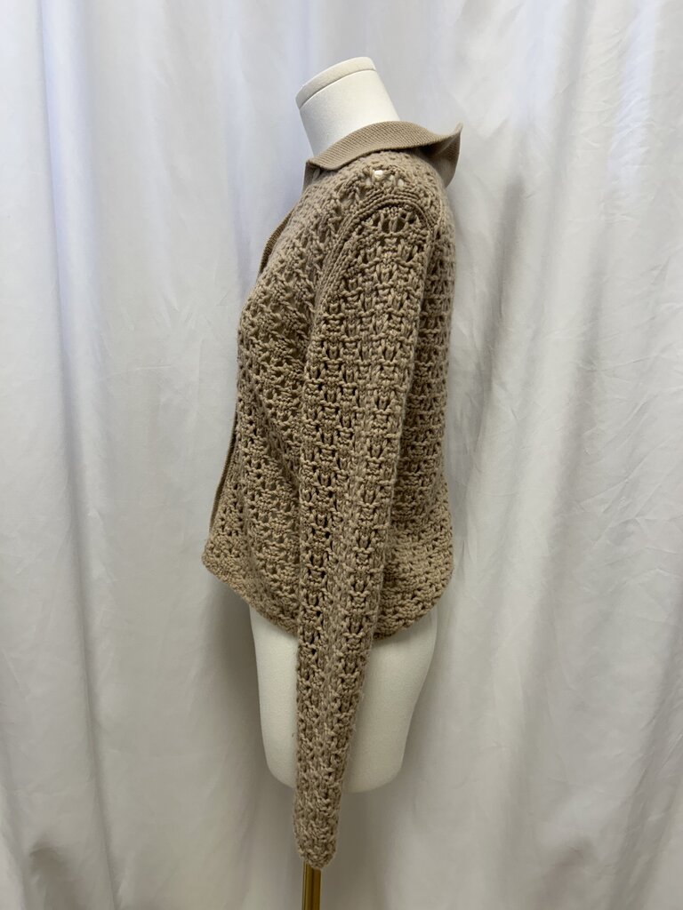 Vince Collared Wide Knit Cardigan
