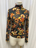 Ulla Johnson Tie Dye Mock Neck Long Sleeve