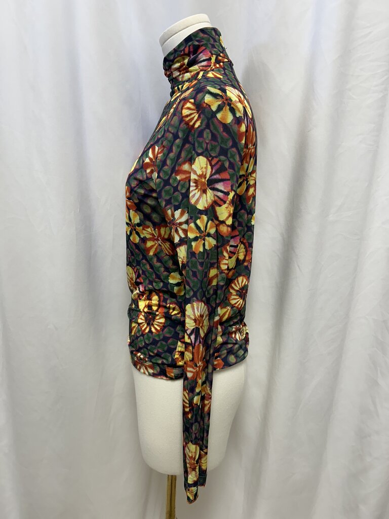 Ulla Johnson Tie Dye Mock Neck Long Sleeve