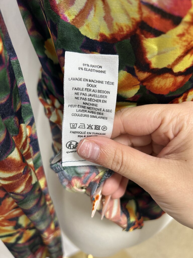 Ulla Johnson Tie Dye Mock Neck Long Sleeve
