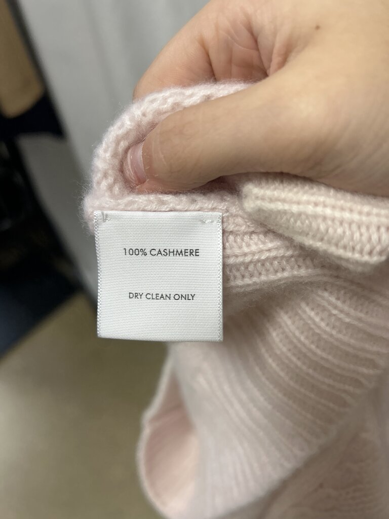 White + Warren Pink Cropped Short Sleeve Cardigan