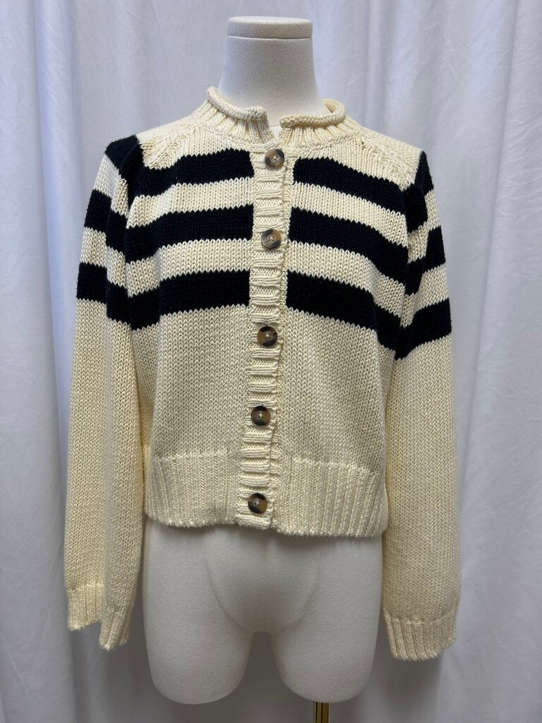 Ciao Lucia Knit Striped Cardigan