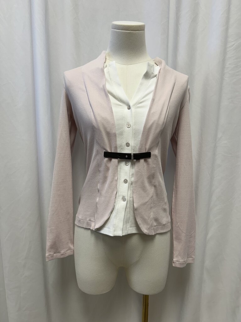 Fabiana Filippi Pink Open Front Cardigan Tee