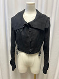 Burberry Cropped Linen Jacket