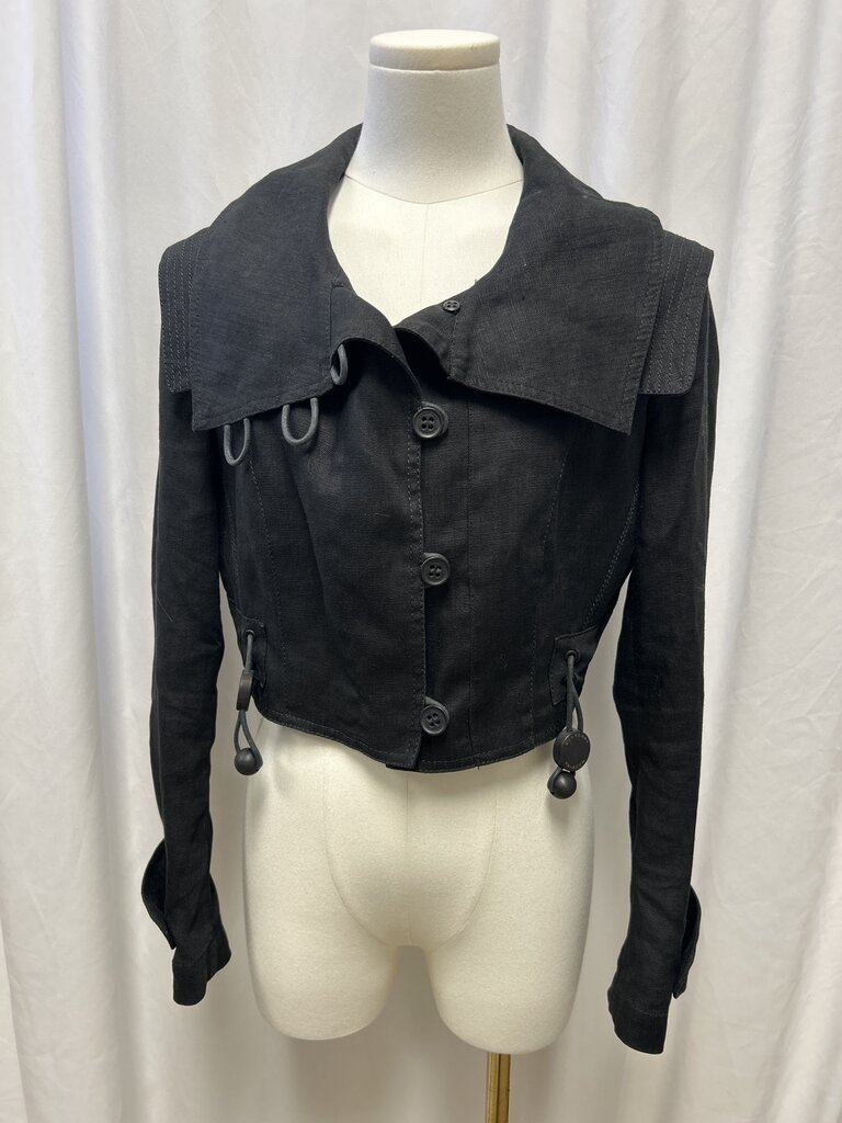Burberry Cropped Linen Jacket