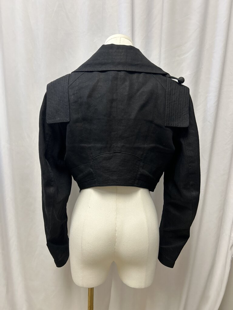 Burberry Cropped Linen Jacket