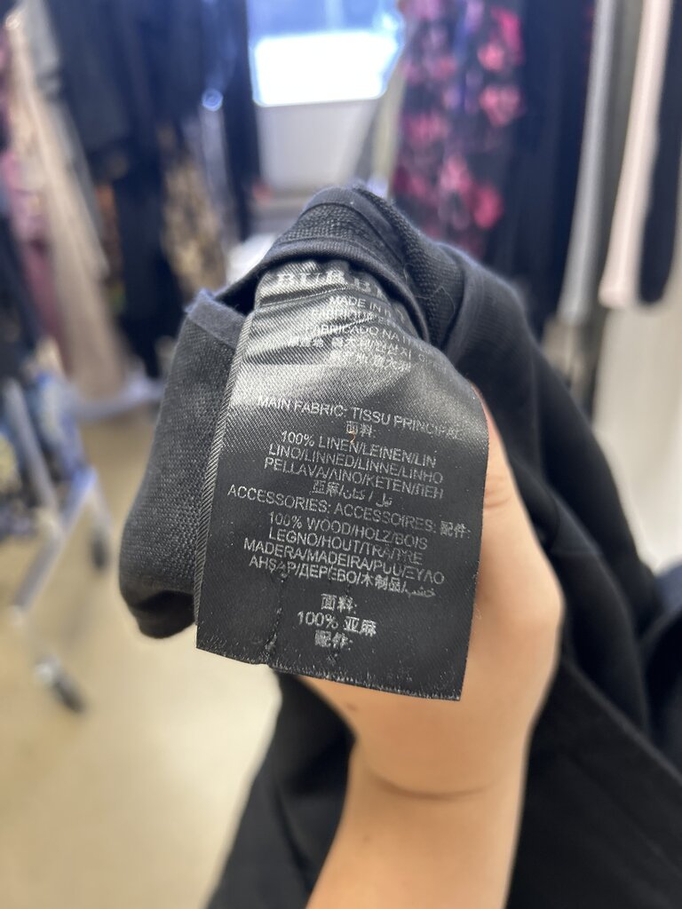 Burberry Cropped Linen Jacket