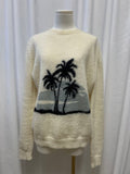 Saint Laurent Palm Tree Mohair Sweater