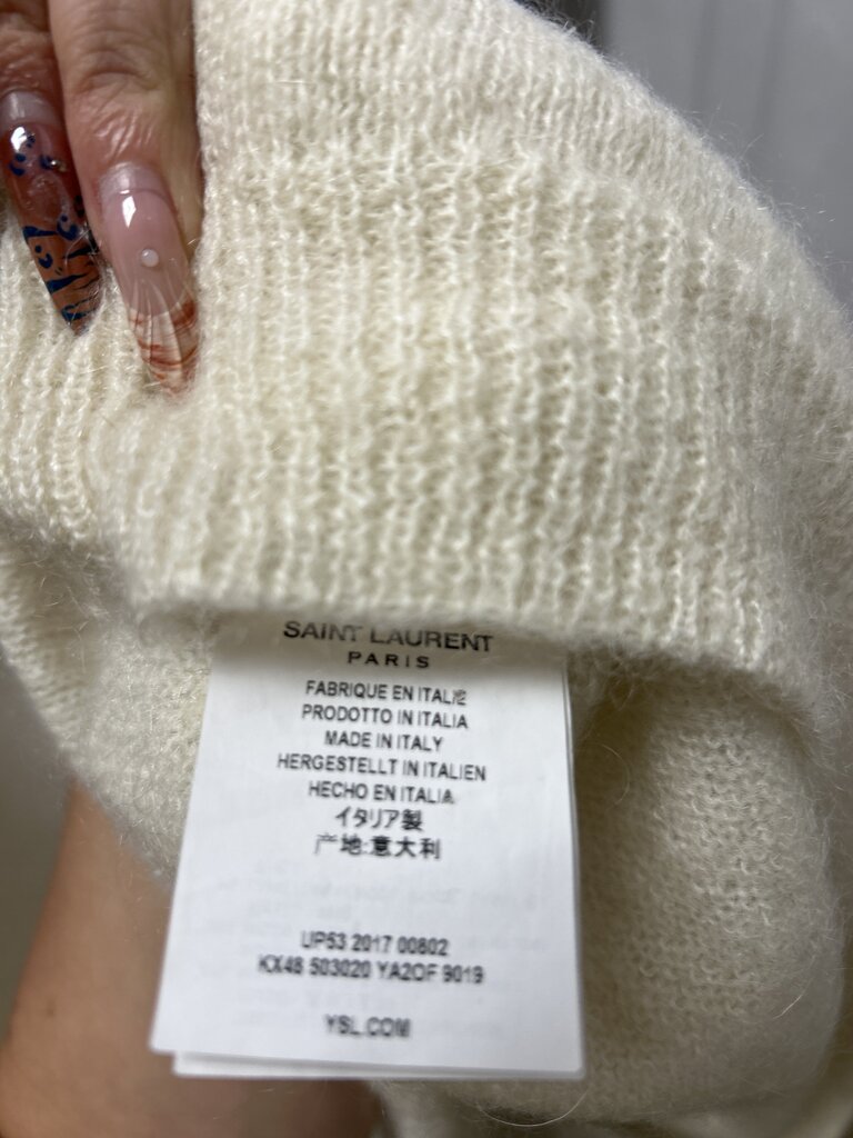 Saint Laurent Palm Tree Mohair Sweater