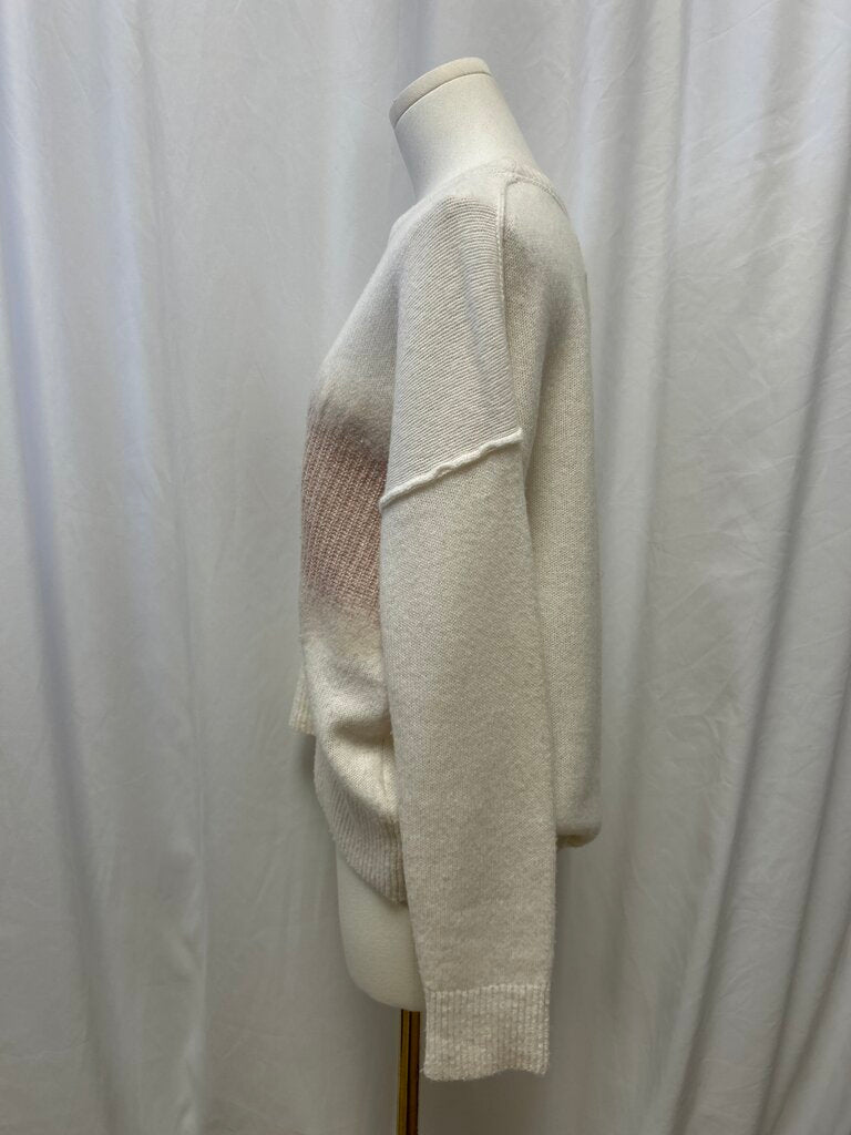 Brochu Walker Cream Wool Cashmere Sweater