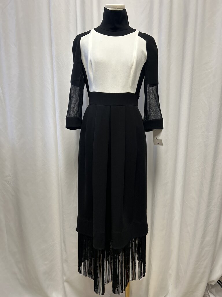 Stogova Fringe Hem Maxi Dress