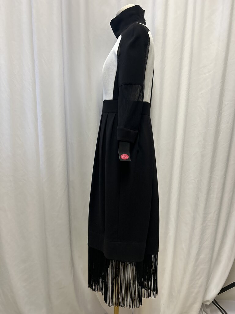 Stogova Fringe Hem Maxi Dress