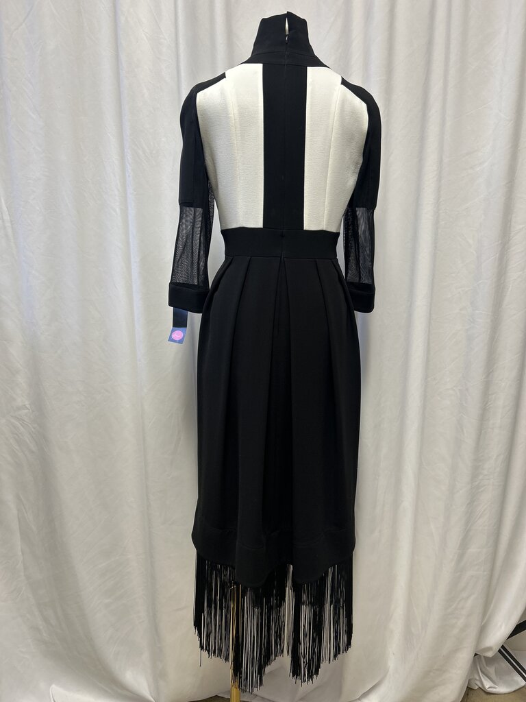Stogova Fringe Hem Maxi Dress