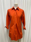 Max Mara Pumpkin Button Up