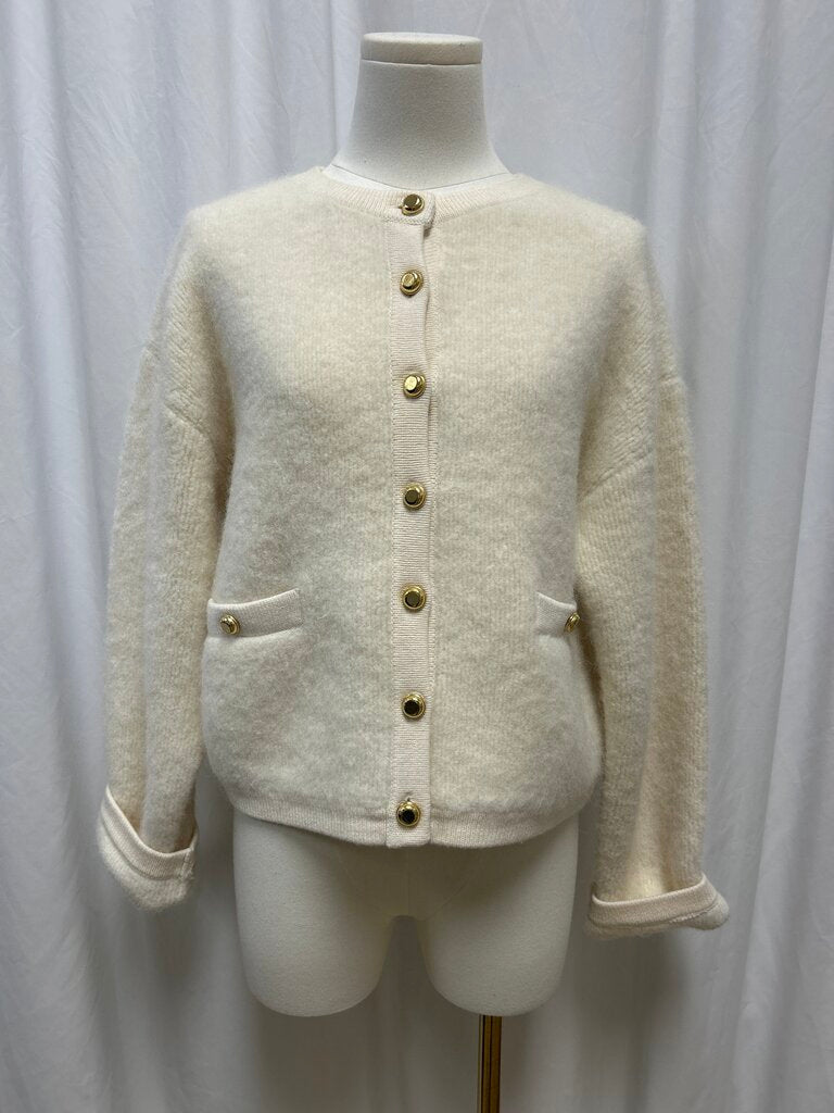 rag & bone Cream Cardigan