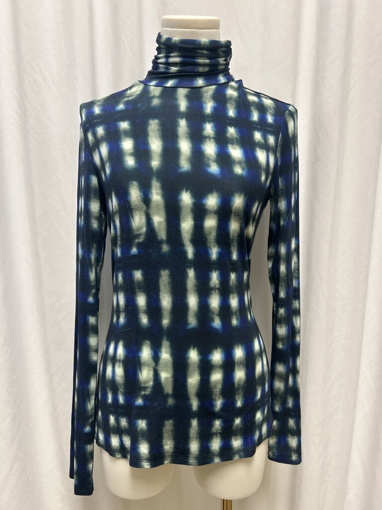 Proenza Schouler Tie Dye Mock Neck Long Sleeve
