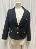 L'Agence Black Cropped Blazer