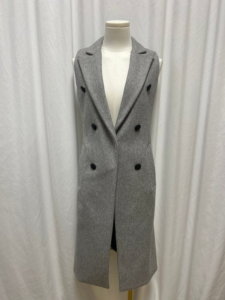 rag & bone Long Wool Sleeveless Vest