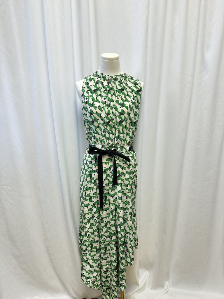 Jason Wu Silk Handkerchief Hem Printed Dress