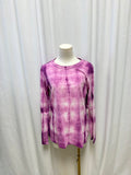 Margaret O'Leary Pink Tie Dye Long Sleeve T-Shirt NWT