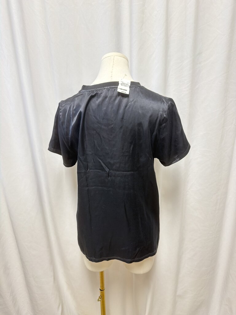 Nation Black Rayon V-Neck