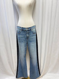 Evereve Jeans w/Lace Stripe