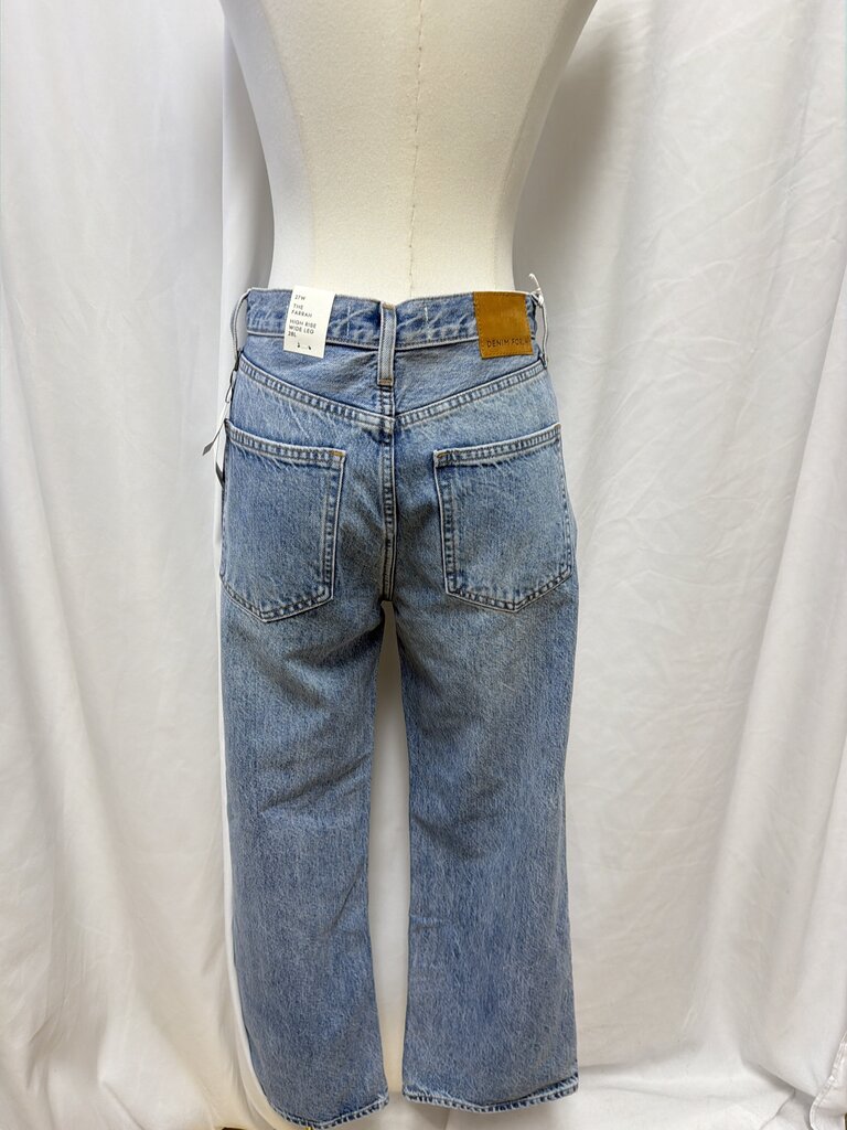 Denim Forum High Rise Wide Leg Jeans NWT