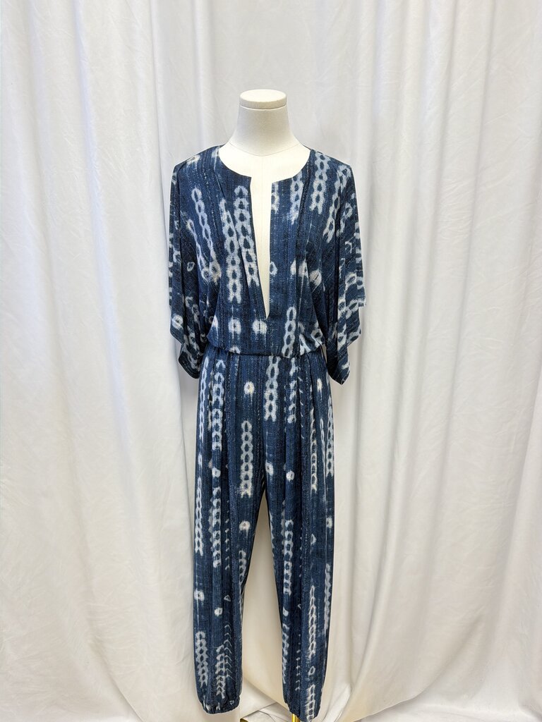 Norma Kamali Geometric Print Jumpsuit