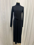 rag & bone Black Mock Neck Maxi Dress