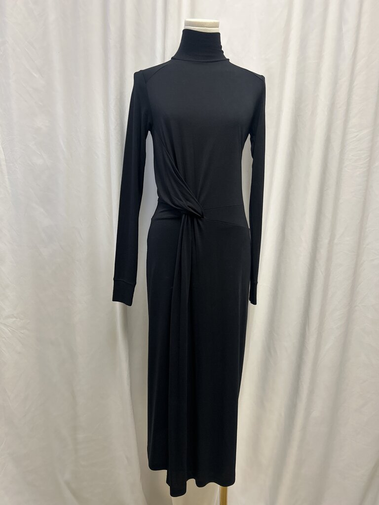 rag & bone Black Mock Neck Maxi Dress