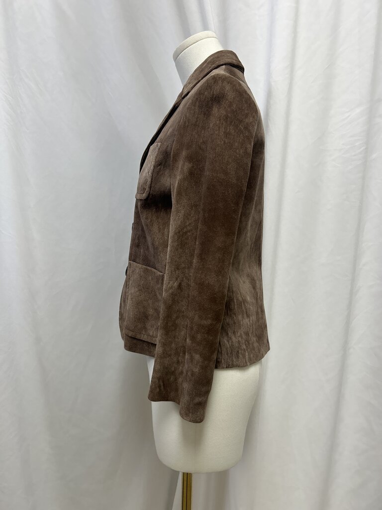 Marni Brown Suede Blazer