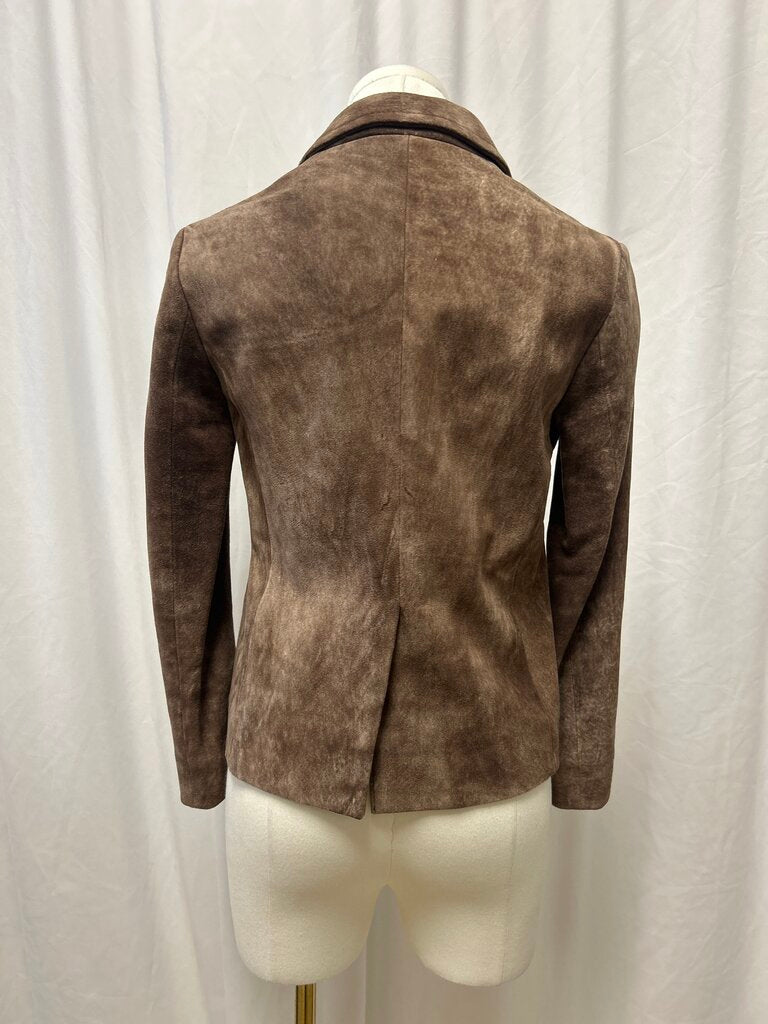 Marni Brown Suede Blazer
