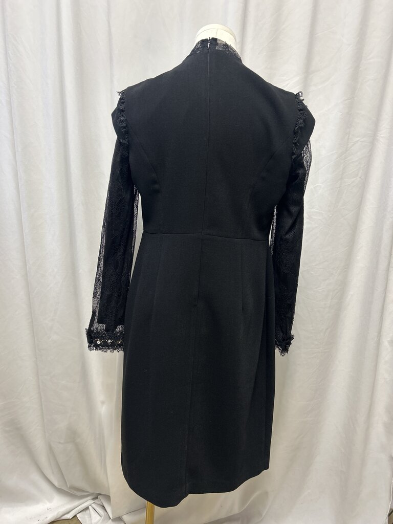 Miri New York Black Embellished Cocktail Dress