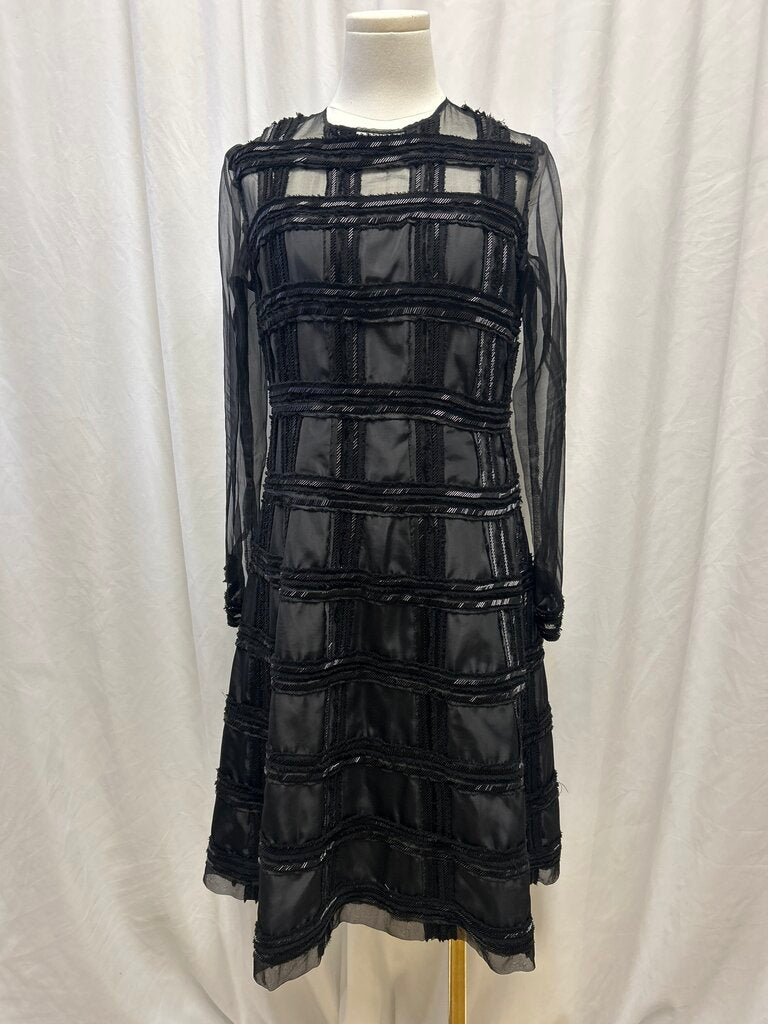 Miri New York Black Sequin Cocktail Dress