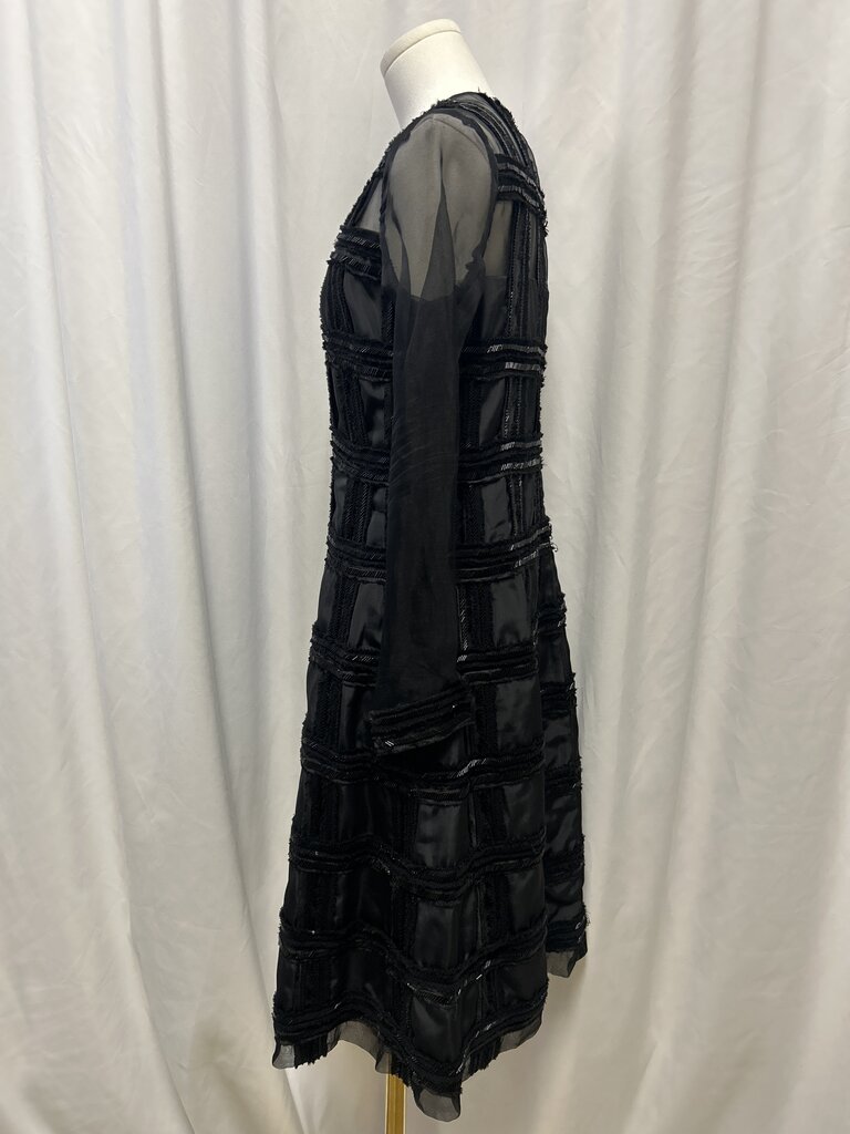 Miri New York Black Sequin Cocktail Dress