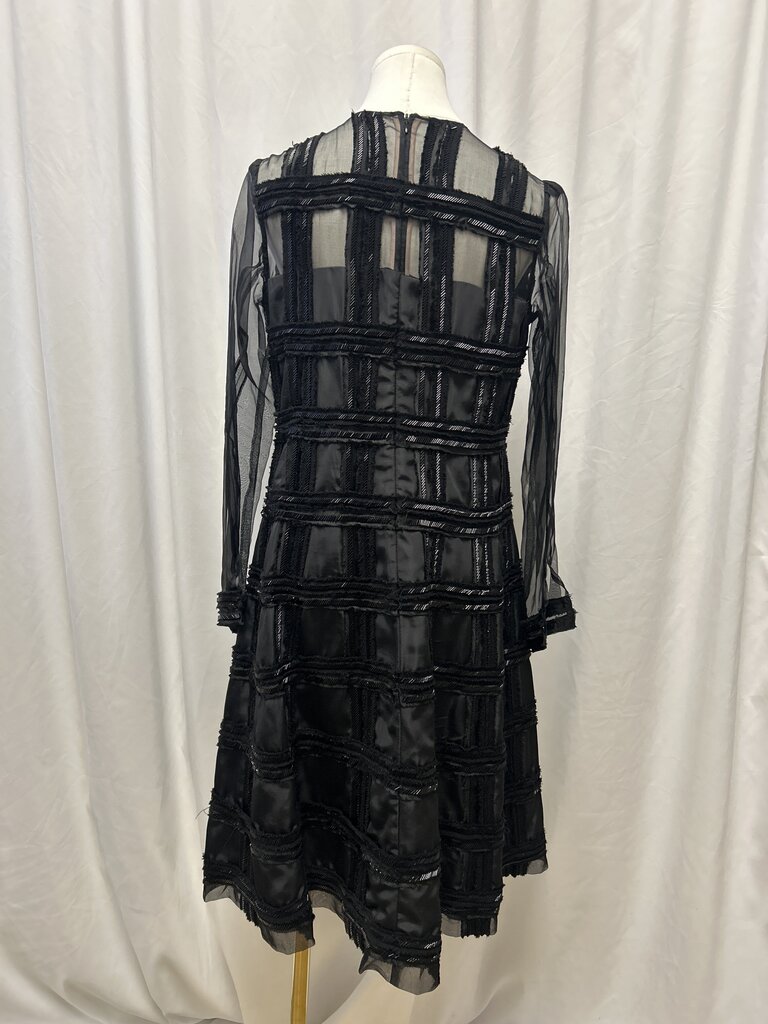 Miri New York Black Sequin Cocktail Dress