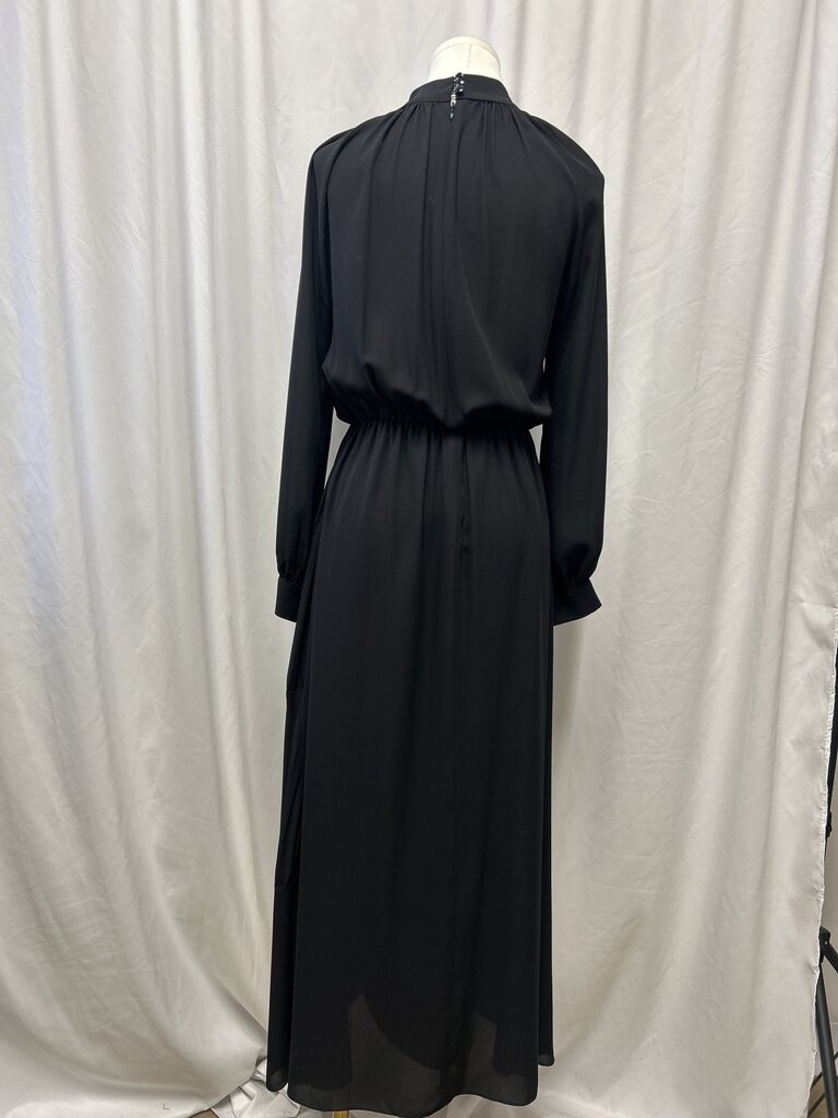 STOGOVA Black Mock Neck Maxi Dress