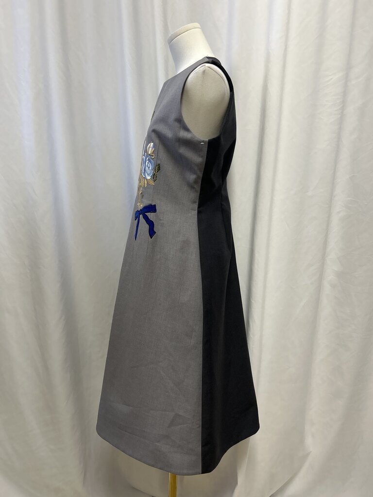 Vivetta Grey Floral Sheath Dress