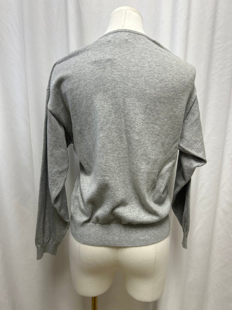 Nation Los Angeles Grey Tie Front Top