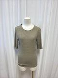 Vince Taupe Ribbed T-Shirt