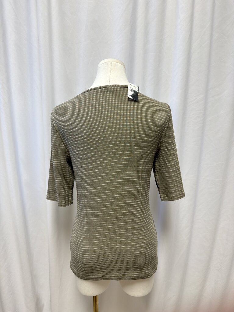 Vince Taupe Ribbed T-Shirt