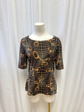 Escada Black Printed T-Shirt