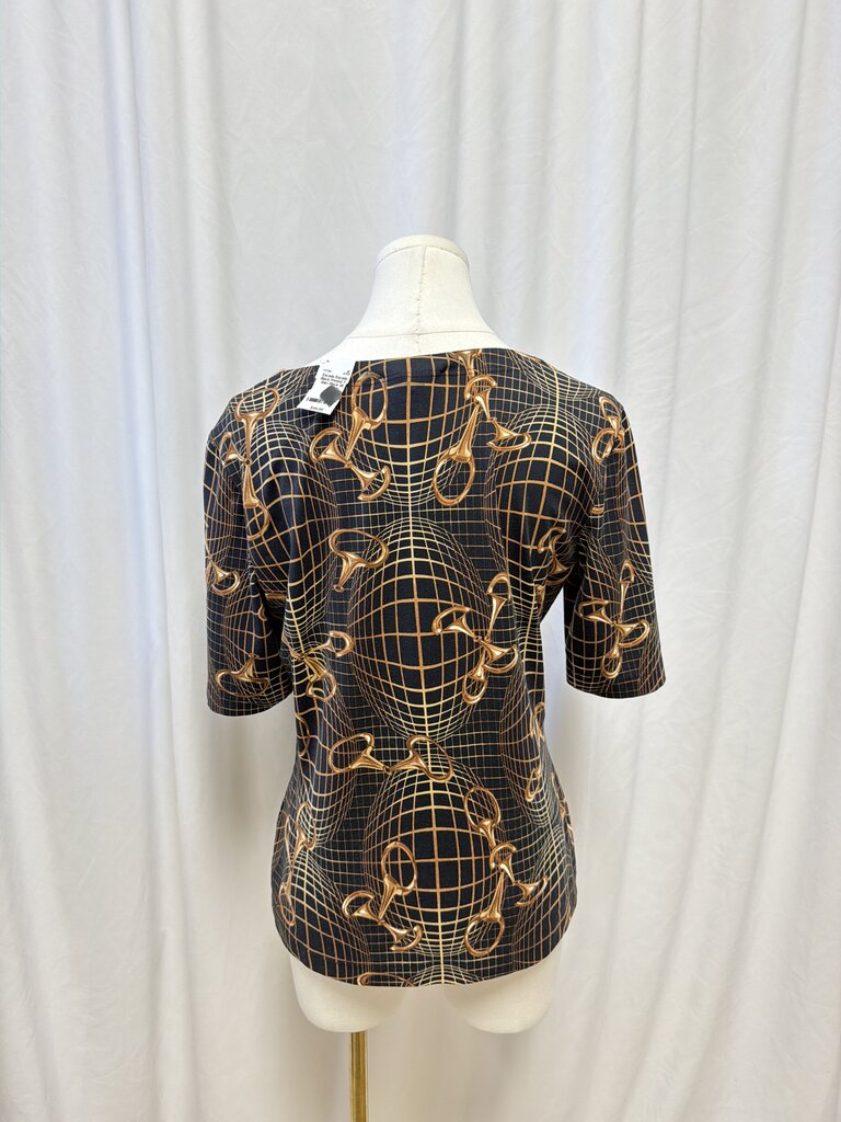 Escada Black Printed T-Shirt