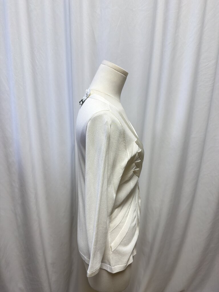 Escada White Knit V-Neck