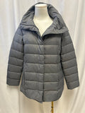 Eileen Fisher Grey Puffer Coat