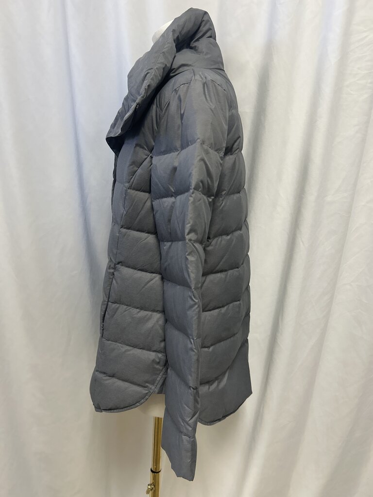 Eileen Fisher Grey Puffer Coat