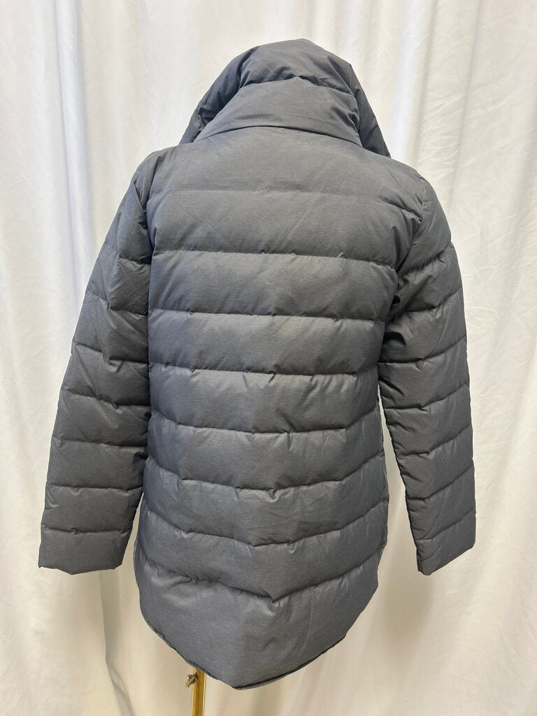 Eileen Fisher Grey Puffer Coat